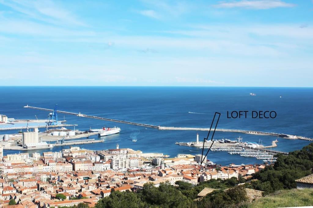 Le 79 Balneo Loft Deco Authentique Centre Climatisation Apartment Sete Exterior photo